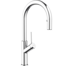 Torneira monocomando de cozinha com bica extraível Cromado